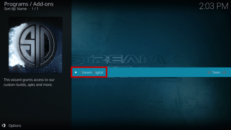 Install Duffman Kodi Build Step 20