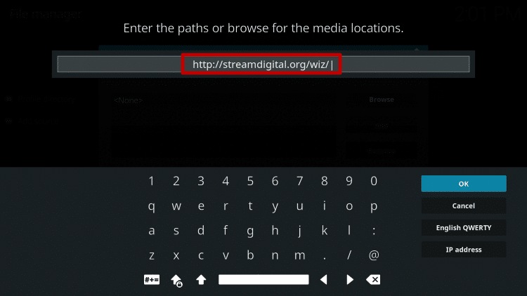Install Duffman Kodi Build Step 8
