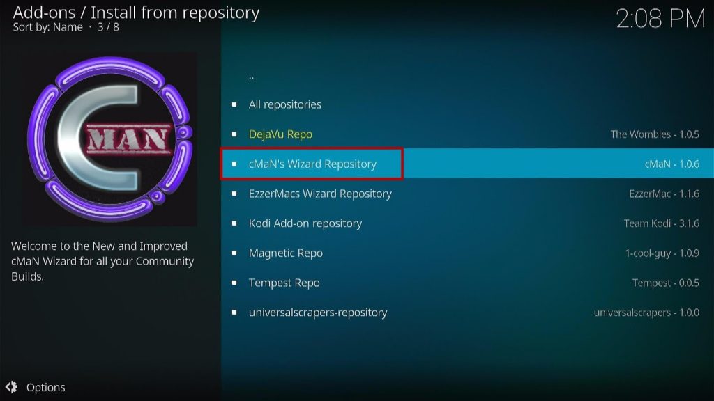 Install Epix Kodi Build 15