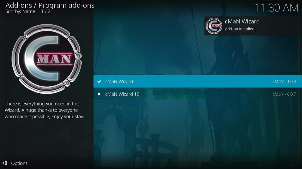 Install Epix Kodi Build 19