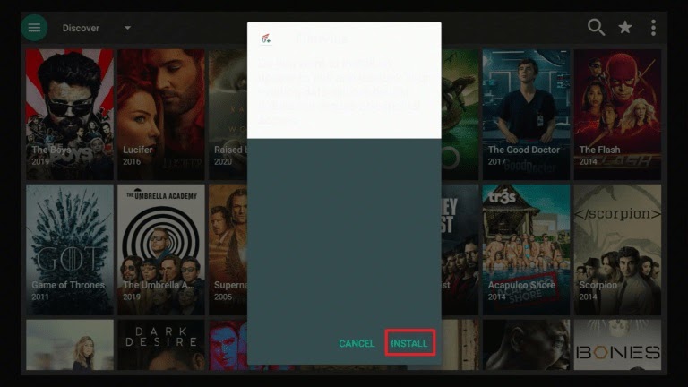 Install Film Plus app on your Fire TV stick Step 7
