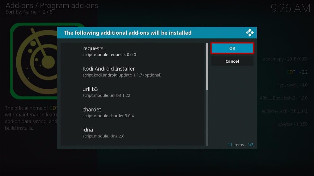 Install Infusion Kodi Build 21
