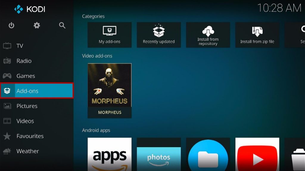 Install Morpheus Kodi Addon Step 23