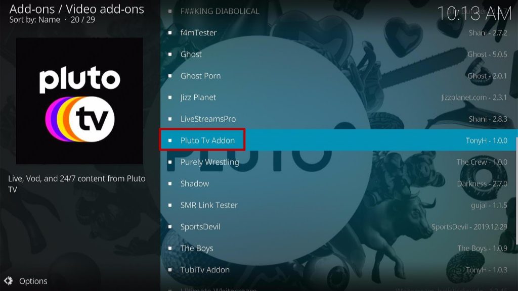 Install Pluto TV Kodi Addon 19