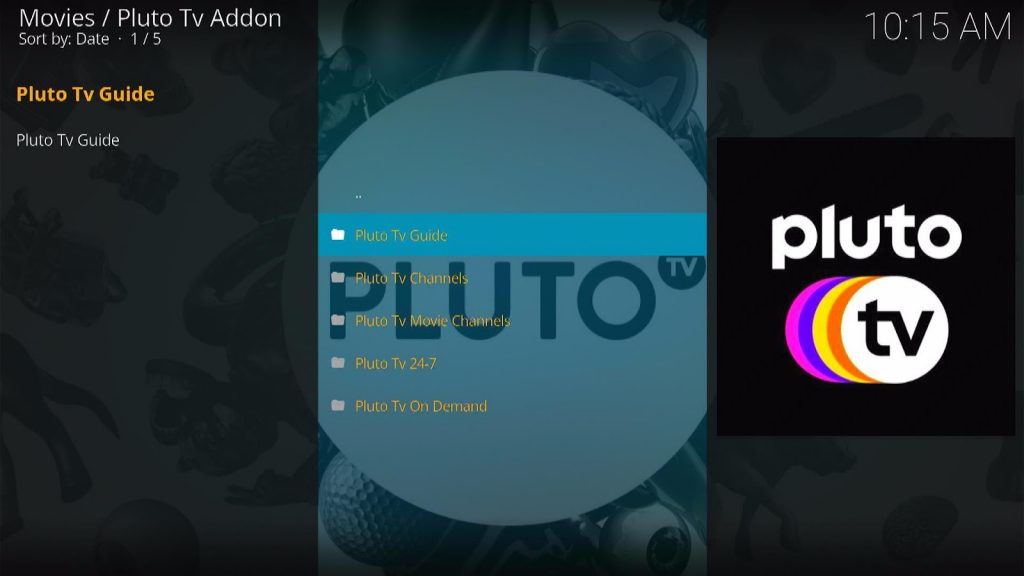 Install Pluto TV Kodi Addon 25