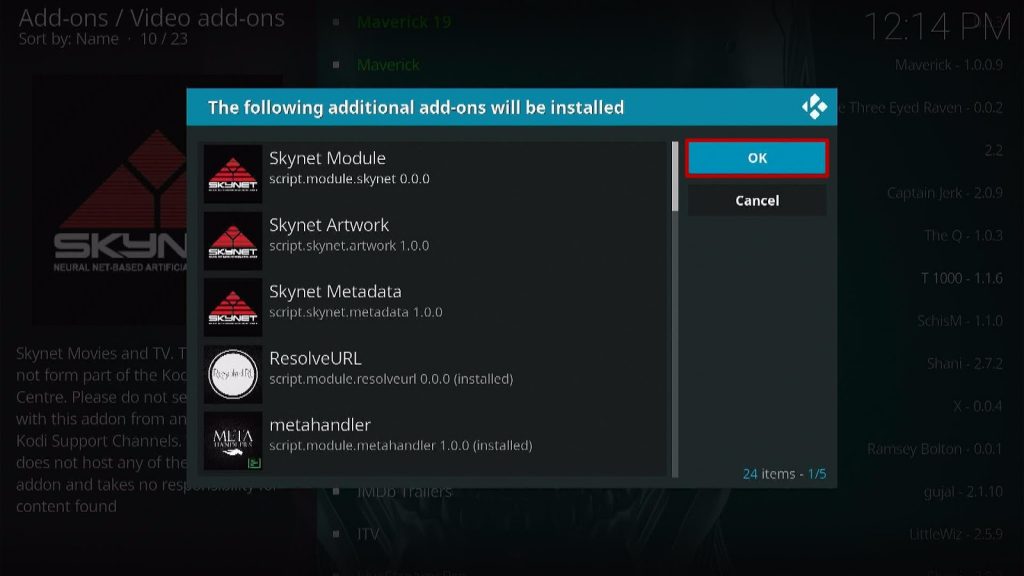 Install Skynet Kodi Addon 21
