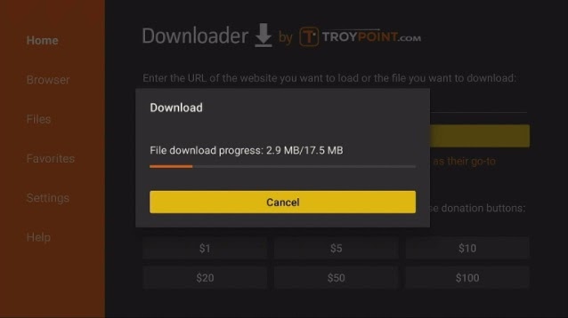 Install Tea Tv on your Fire TV stick Step 2