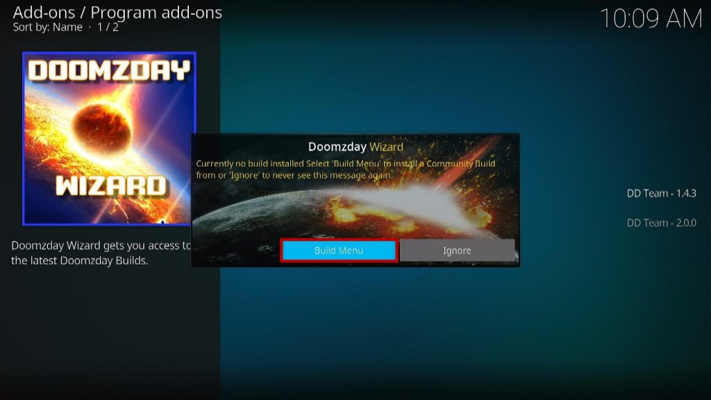 Install USA Kodi Build Step 22