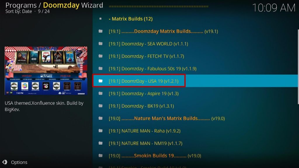 Install USA Kodi Build Step 23