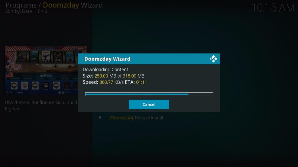 Install USA Kodi Build Step 26