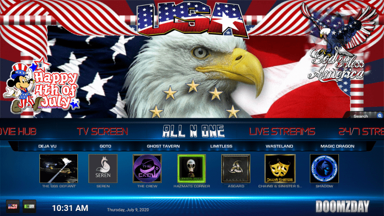 Install USA Kodi Build Step 30