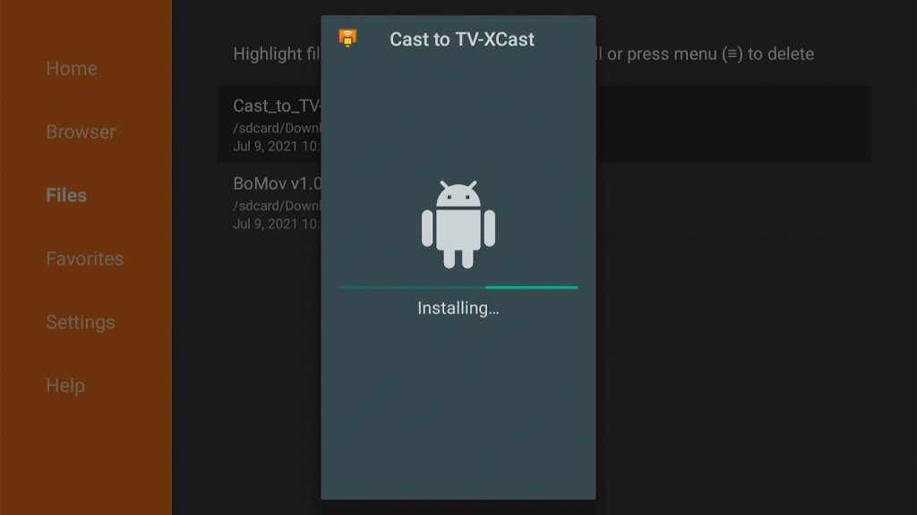 Install the Cast to TV app on your Fire TV Stick Step 17