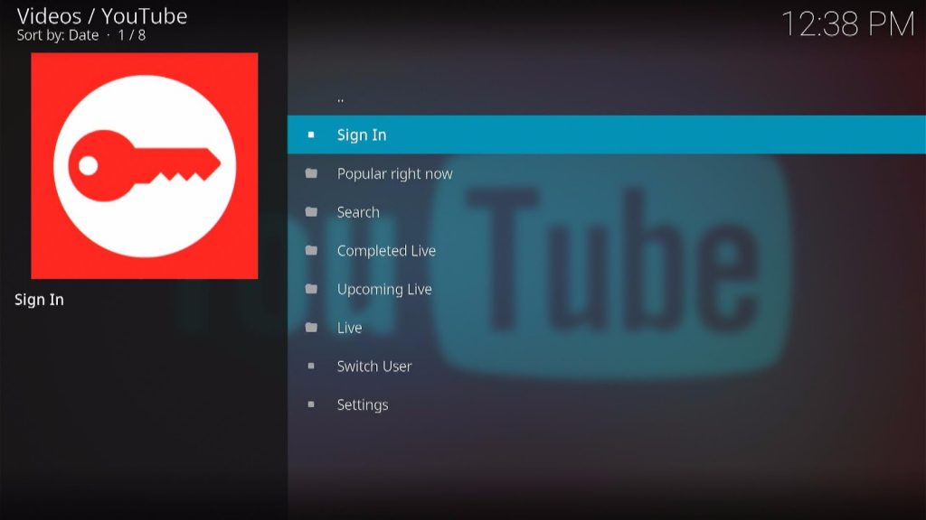 Install the YouTube Kodi Addon Step 11