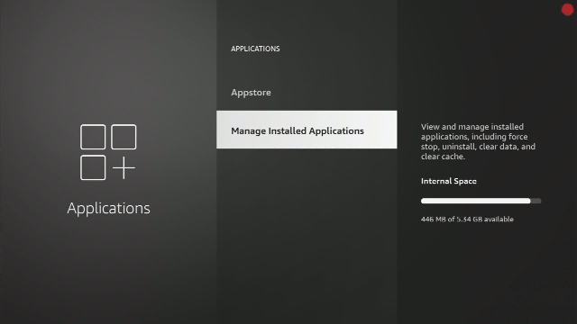 Manage Installed Applications