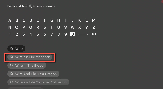 Wireless File Manager