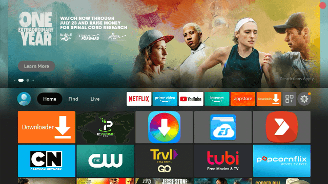 main menu