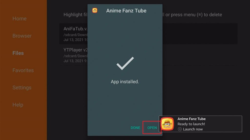 nstall the Anime Fanz Tube app on your Fire TV Stick STEP 18