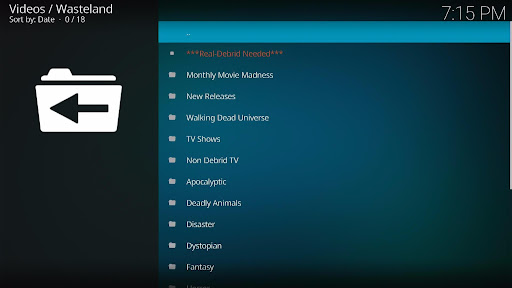 Install Wasteland Kodi Addon24