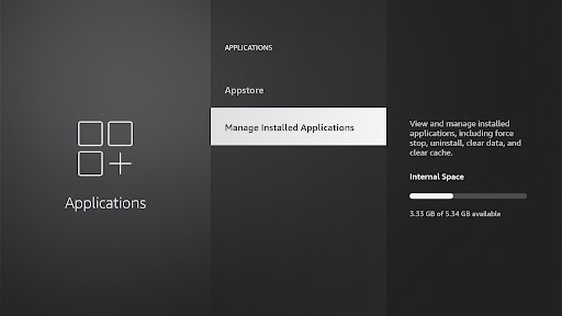 Clear up the cache of your Amazon App store 4