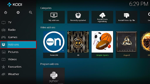 Delete Kodi Repositories Method 2.1