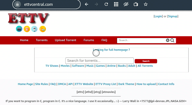 ETTV site