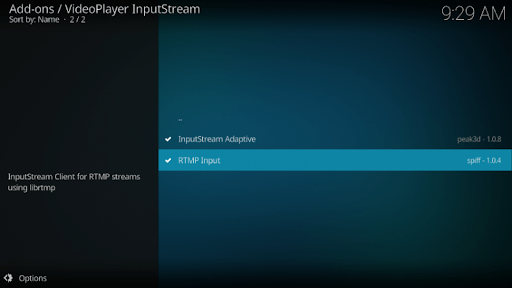 Fix LiveStream on Kodi 8