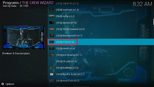 Install 2192 Kodi Build 27