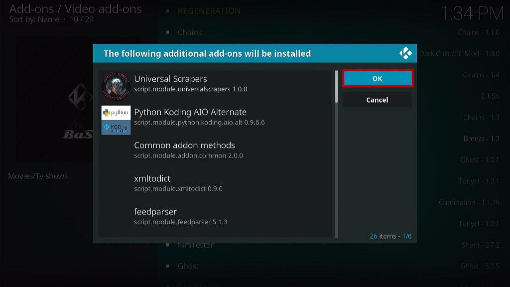 Install Base Kodi Addon 21