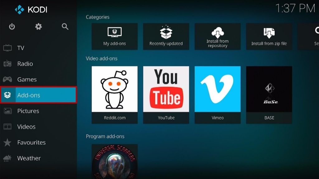 Install Base Kodi Addon 23