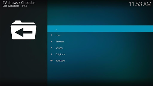 Install Cheddar Kodi Addon 11
