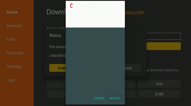 Install Cineflex