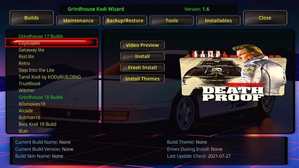 Install Cityscapes Kodi Build 26