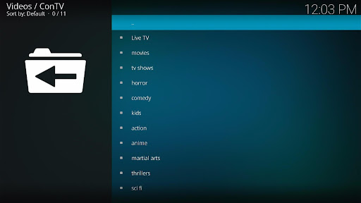 Install ConTV Kodi Addon 11
