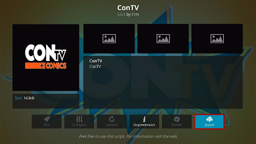 Install ConTV Kodi Addon 6