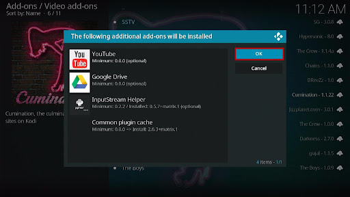 Install Cumination Kodi Addon 20