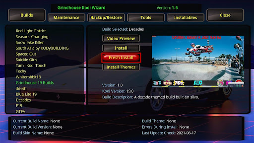 Install Decades Kodi Build 27