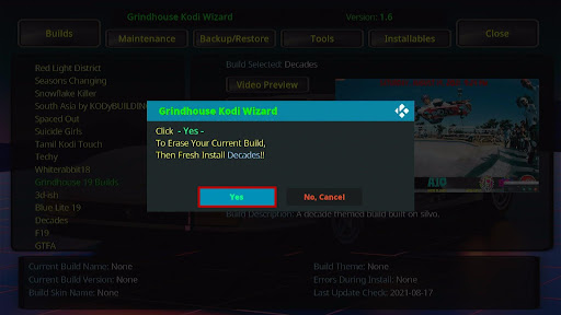Install Decades Kodi Build 28