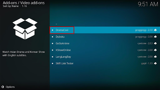 Install Dramacool Kodi Addon 19