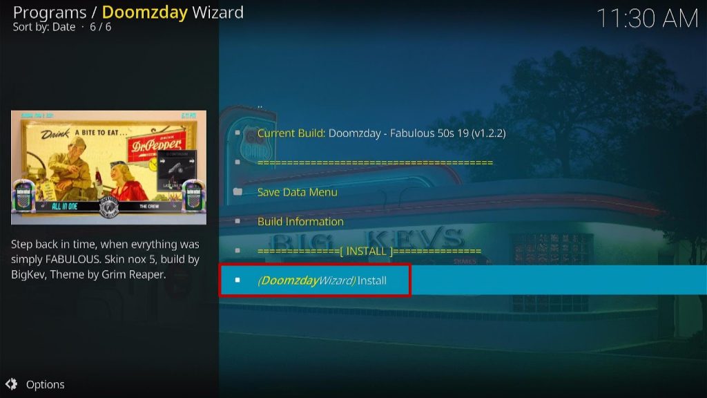 Install Fabulous 50s Kodi Build 28
