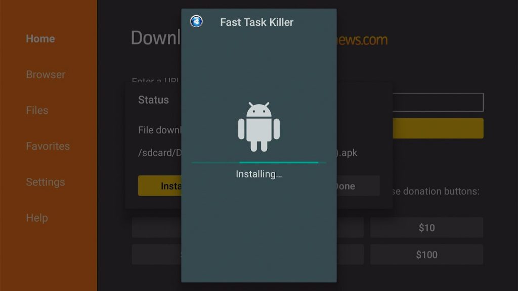 Install Fast Task Killer App on your Fire TV stick 17