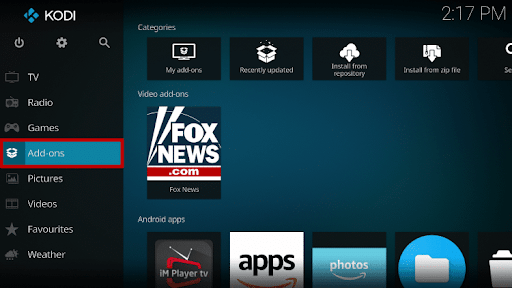 Install Fox News Kodi Addon 9