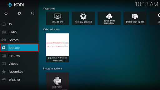 Install Japanese Animated Film Classics Kodi Addon 9