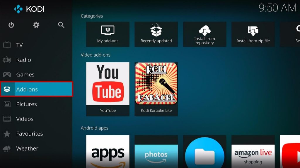 Install Kodi Karaoke Lite 25