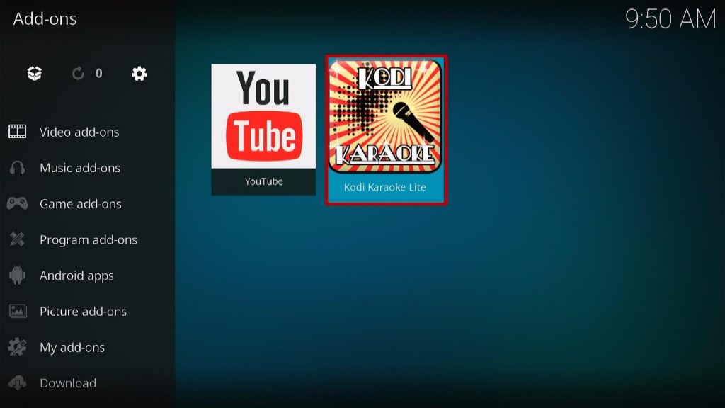 Install Kodi Karaoke Lite 26