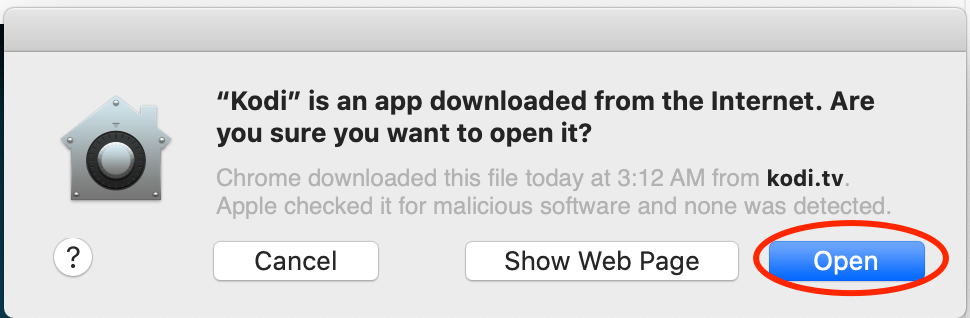 Install Kodi for Mac 9