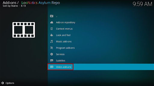 Install LooNatics 3000 Kodi Addon 17