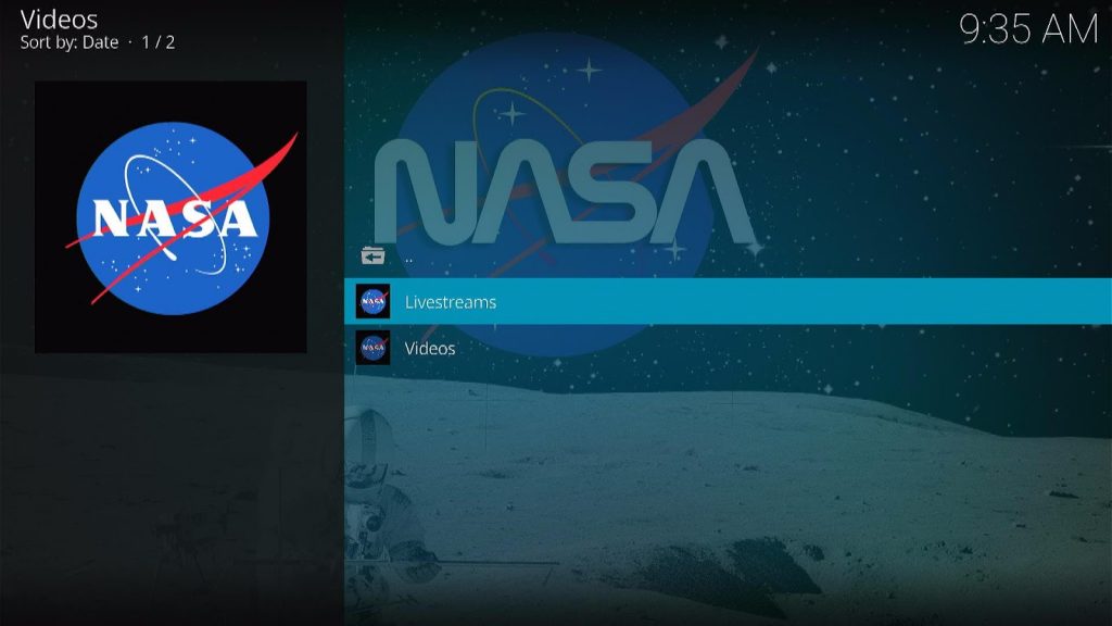 Install NASA Kodi Addon 11