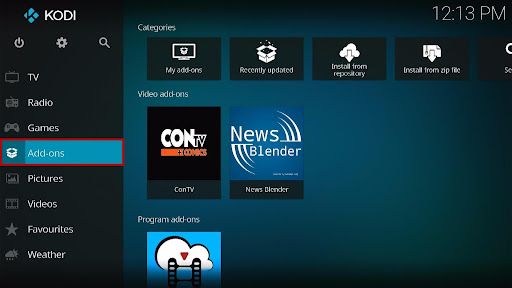 Install News Blender Kodi Addon 9