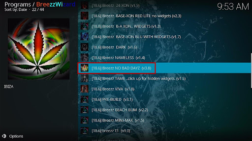 Install No Bad Dayz Kodi Build 26