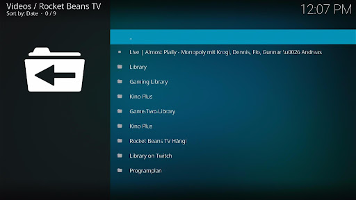 Install Rocket Beans TV Kodi Add-on 11